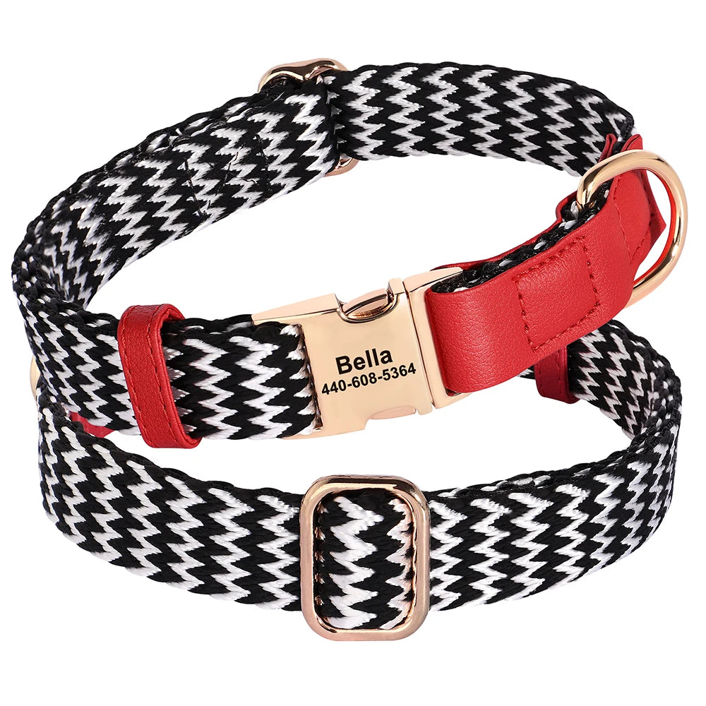 Custom Nylon Dog Collar  Personalized