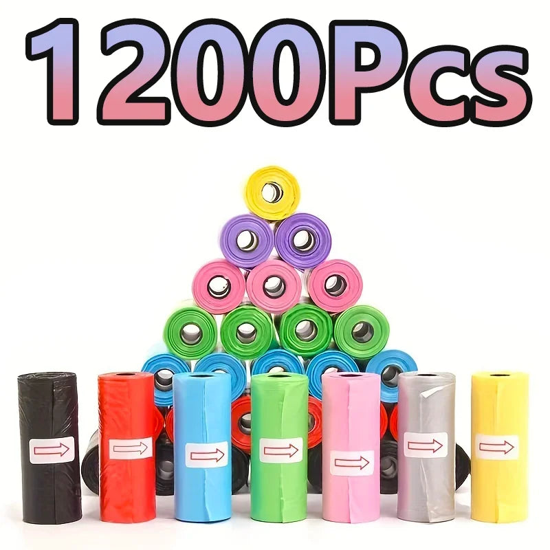 120 Rolls Dog Poop Bags - Outdoor Pet Waste Cleanup