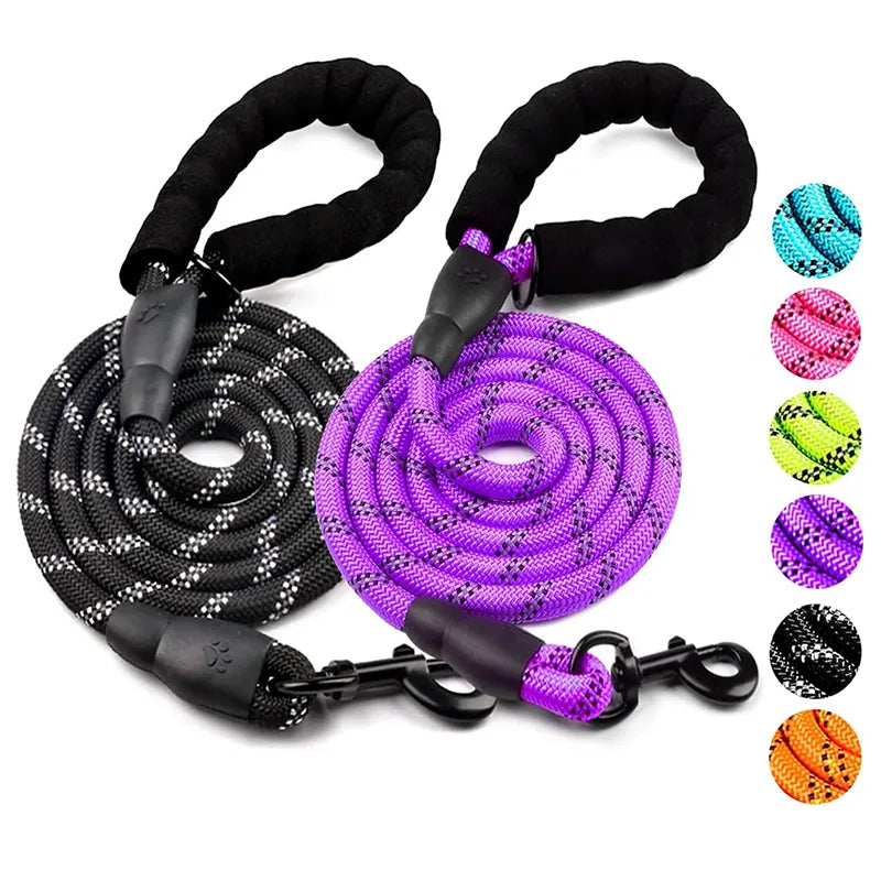 Reflective Strong Dog Leash for All Sizes