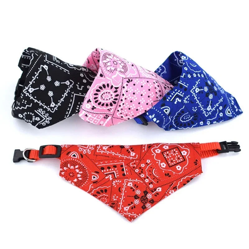 Pet Bibs Adjustable Pet Saliva Towel Dog Puppy Cat Neck Scarf Bandana Collar Triangle Bib Neckerchief Stonego Pet Accessories