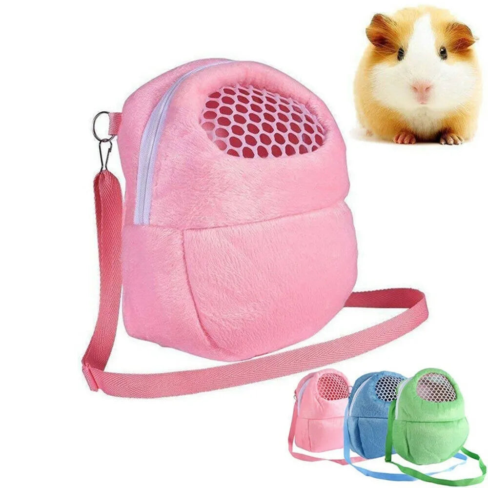 New Chinchilla Guinea Pig Travel Warm Bags Pet Carrier Hamster Carry Pouch Rabbit Cage