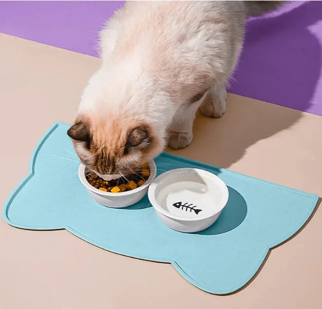 Non-Slip Silicone Pet Food Mat for Dogs