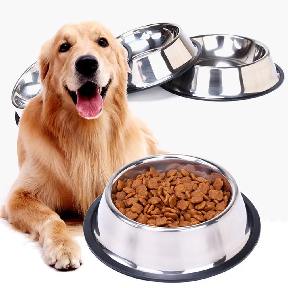 Stainless Steel Pet Dog Bowl Feeder