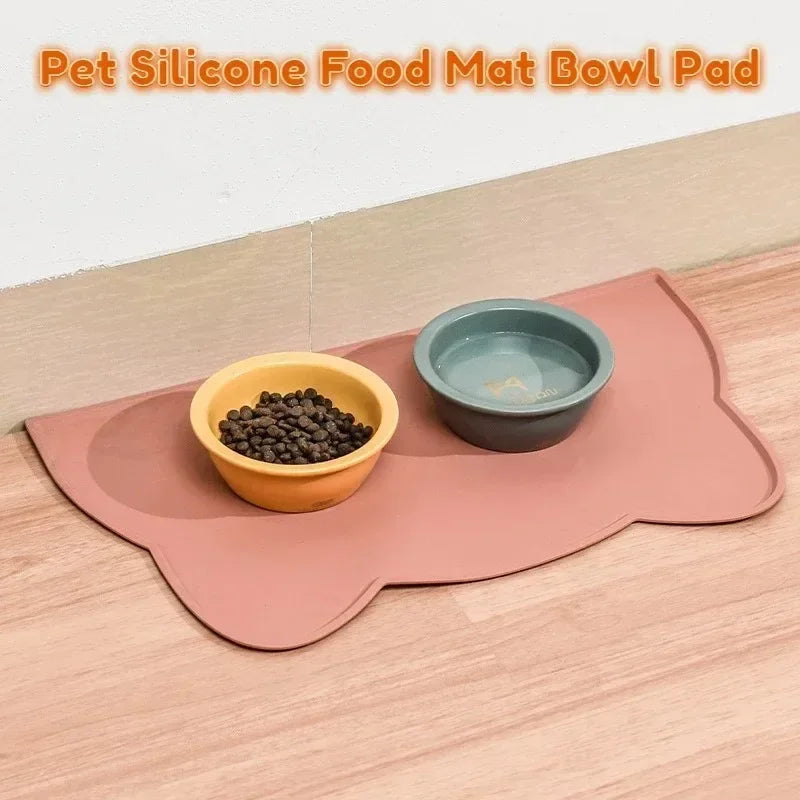 Non-Slip Silicone Pet Food Mat for Dogs