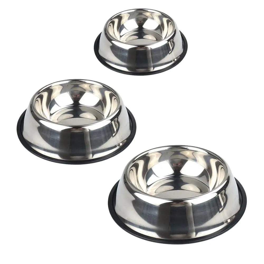 Stainless Steel Pet Dog Bowl Feeder