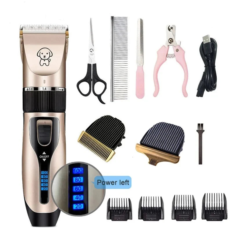 Cordless Rechargeable Dog Hair Clippers